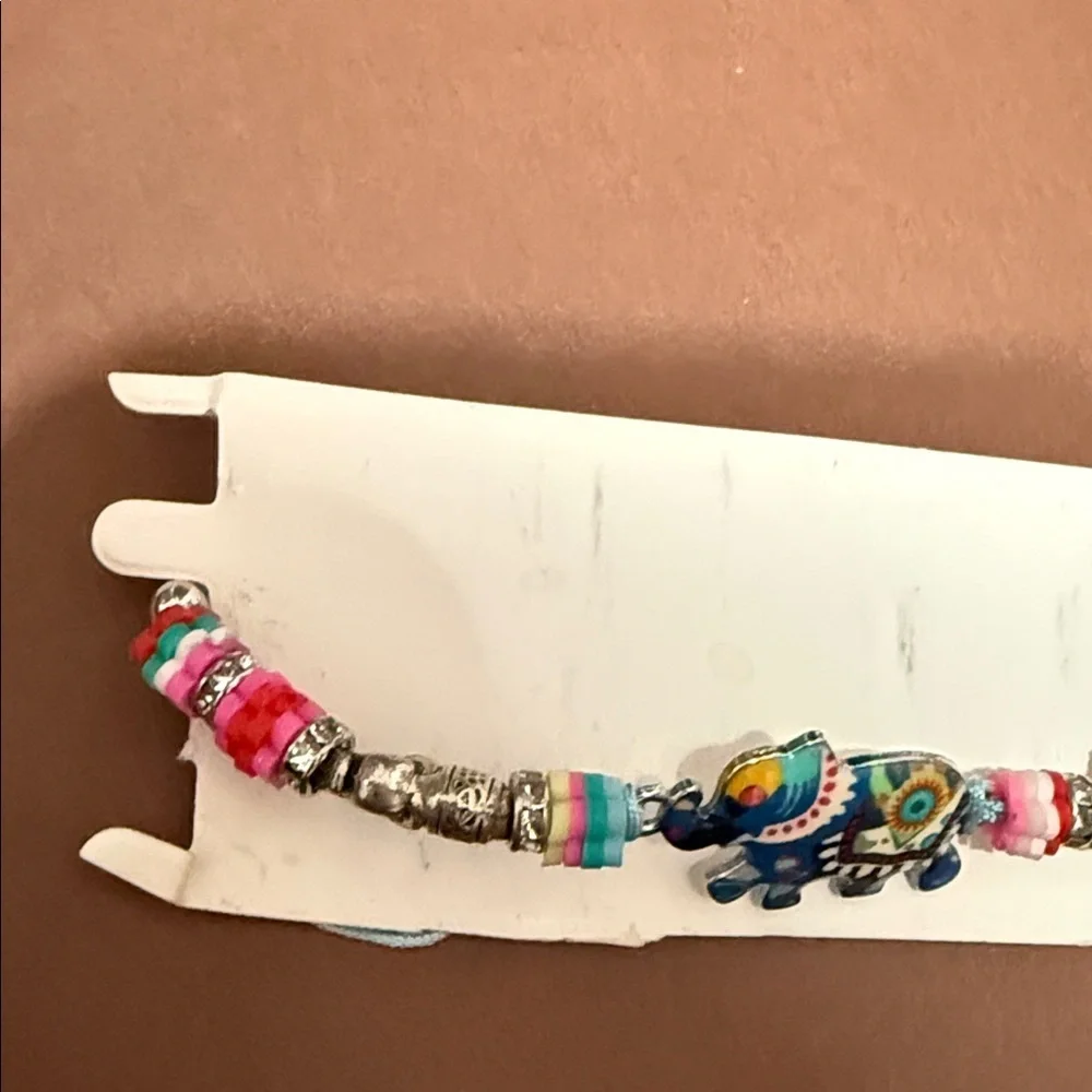 Colorful Elephant girls Bracelet